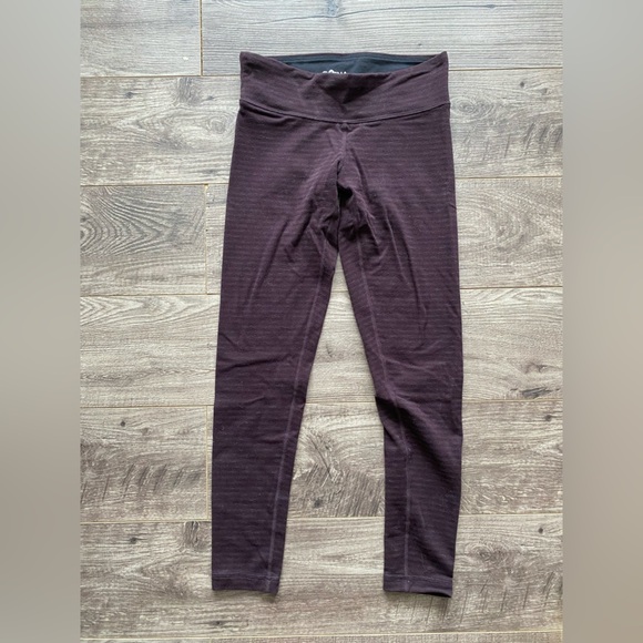Aritzia Pants - Aritzia TNA dark purple mid rise leggings, very flattering! Stretchy & comfy